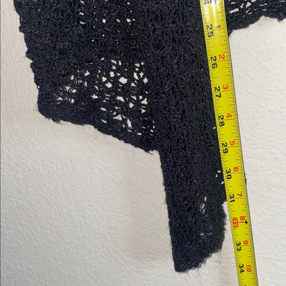 🪼Soft Surroundings Charcoal Grey Knitted high low Cardigan! - Picture 7 of 10